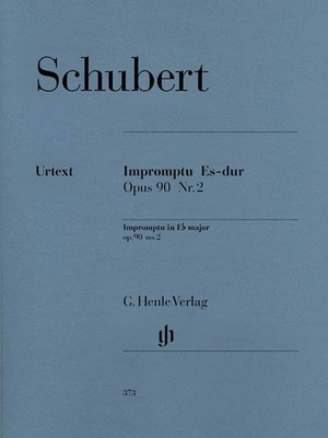 Schubert Impromptu E Flat Major Op 90 D 899 Piano Henle Urtext Music Book