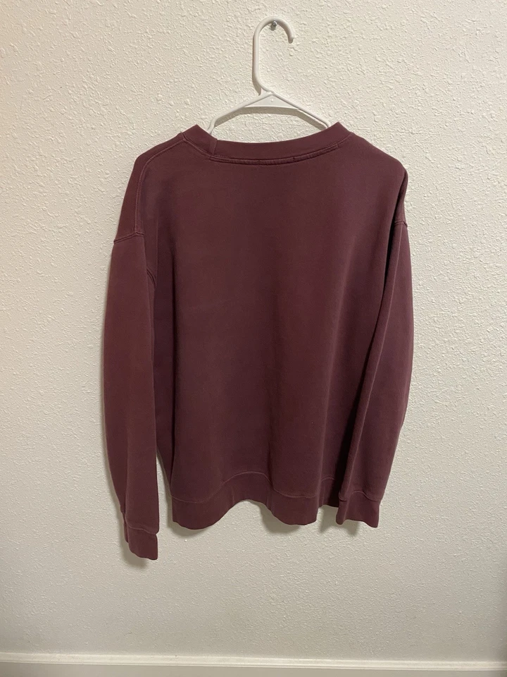 Suéter Pullover Y2K Obey Granate Talla Mediana Para Hombre Foto 2 de 4