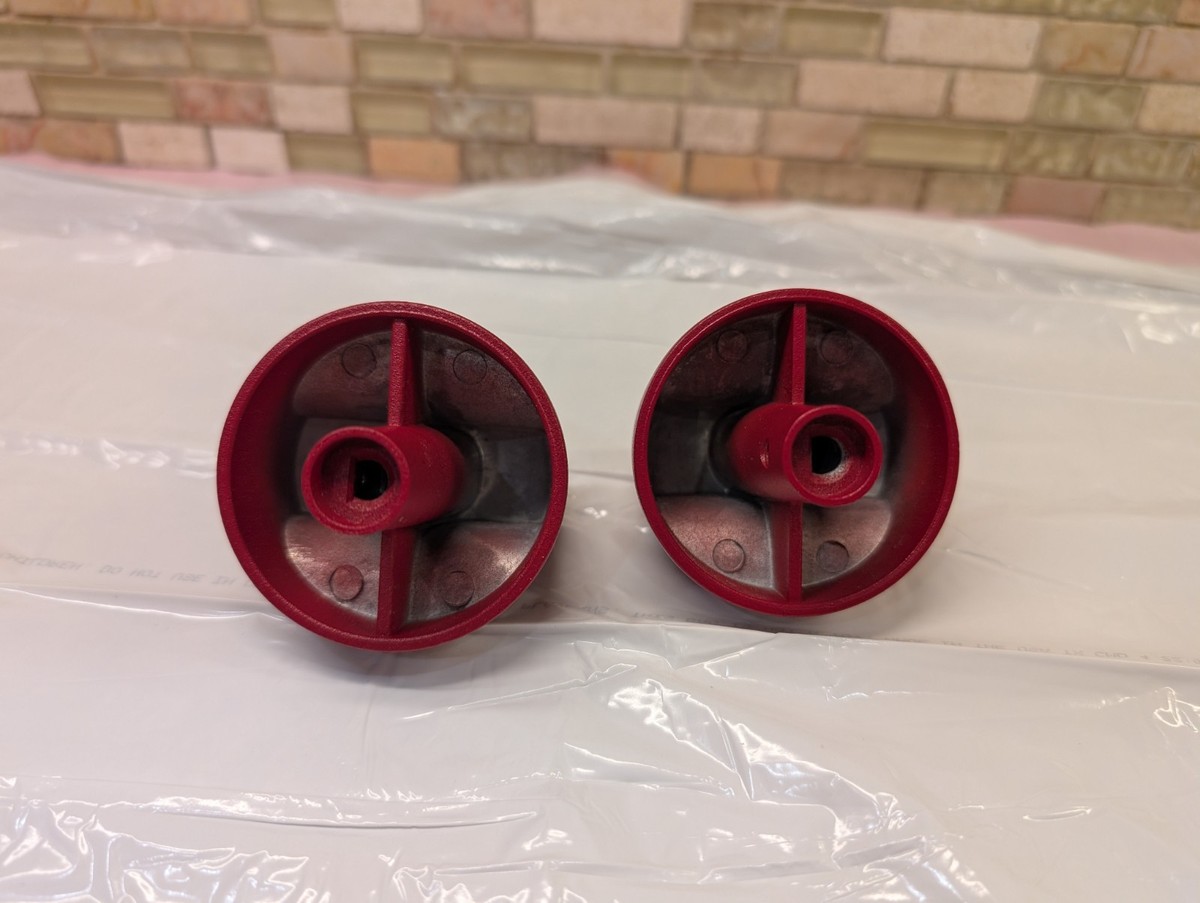 WOLF HI - LO SIMMER Range KNOB Oven | Original OEM Part | KIP5J42 RED