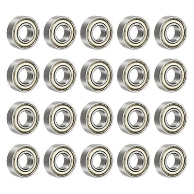 20 Pcs 699ZZ Deep Groove Ball Bearings, 9x20x6mm Double Shield Bearing