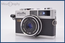   AS IS  MINOLTA HI-MATIC F E 38mm F2.7 FromJapan yk6192