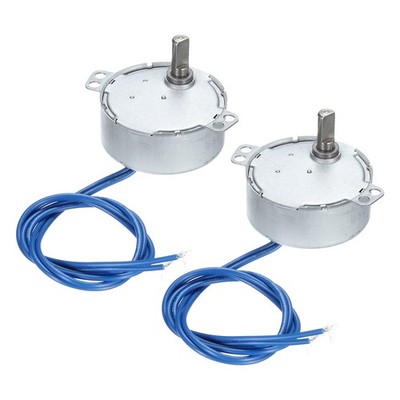 2pcs AC Synchronous Motor 100-127V 4W 48-58RPM CW/CCW 50/60Hz for Electric Motor