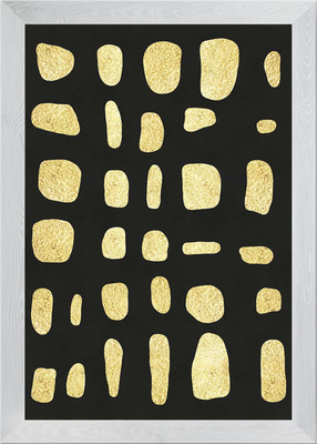 Black strokes I Framed Wall Art Poster Canvas Print Picture