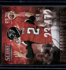 2014 Score #BN6 Matt Ryan Behind the Numbers Blue