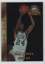 1996 Topps Stars Golden Season Finest Refractor Sam Jones #73 HOF 0y9m