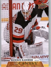 2020-21 Upper Deck Canvas #C171 Mackenzie Blackwood - HKY