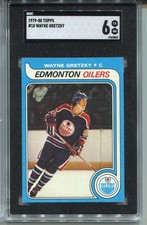1979 Topps Wayne Gretzky Rookie Card SGC 6 Ex MINT Graded Hockey #18 Centered