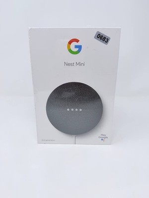 Google Nest Mini - 2nd Generation - Black - New Sealed