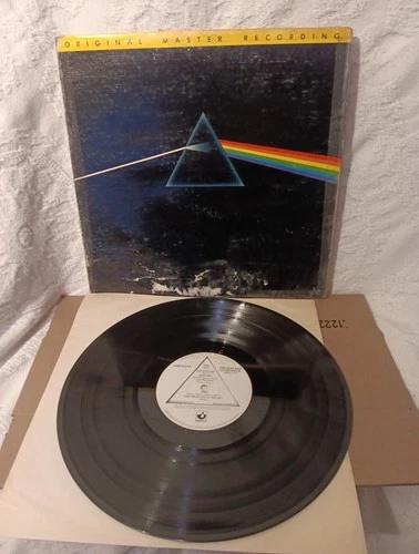 Pink Floyd Dark Side Of The Moon Original Master Recording Lp Record G+/W Damage