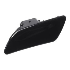 Front Left Bumper Headlight Washer Nozzle Cover Cap Left Side Black