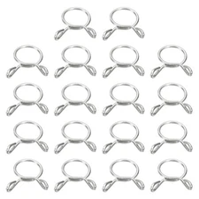 Fuel Line Hose Clips, 30Pcs 10.5mm 304 Stainless Steel Tubing Spring Clamps