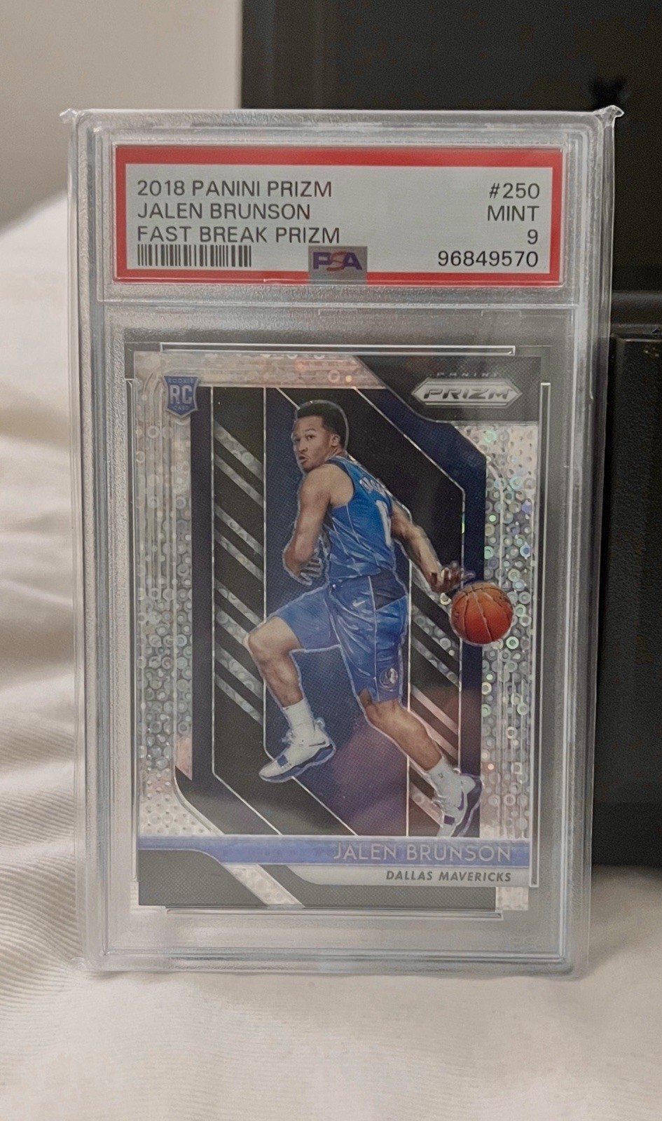 2018-19 Panini Prizm - Jalen Brunson #250 Fast Break Prizm (RC)