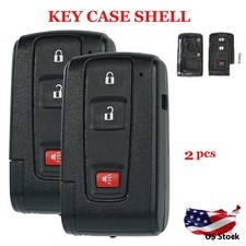 2 Replacement For 2006 2007 2008 2009 Toyota Prius Car Key Fob Remote Shell Case