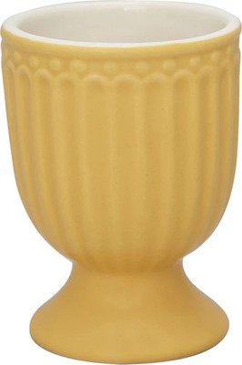 Greengate Eierbecher Alice Honey Mustard 4,8 x 6,5 cm Gelb 0,04 Größe H 6,5 cm