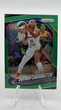 2025 Panini Prizm WNBA - DiJonai Carrington #9 Green Prizm