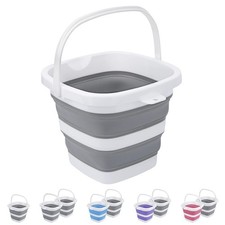 Collapsible Bucket, 5L 1.3Gallon Small Cleaning Mop Buckets for Household Out...