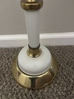 Vintage Student Lamp Brass And Milk glass White/Brass Works — photo 6