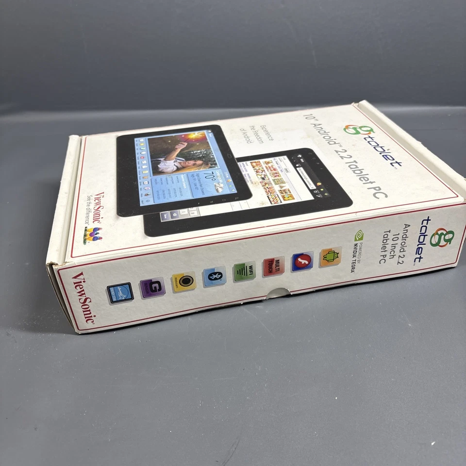 ViewSonic G Tablet UPC300-2.2 Android Tablet See Description  - Image 4 of 4