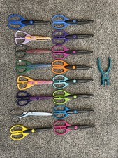 Scrapbooking Scissors Lot   17  Pc Decorative Edge Set Craft Paper Cutting Tools