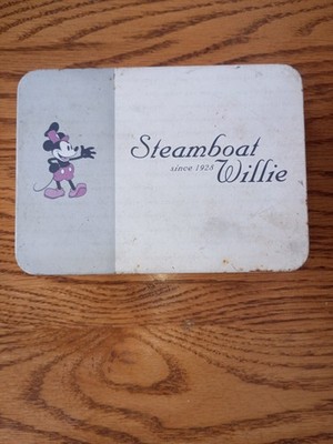 steamboat willie watch in good condition never worn box has a touch of rust