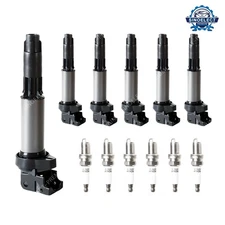 6x Ignition Coil & IRIDIUM Spark Plug Kits for BMW 325Ci 325i 325xi 330i X3 X5