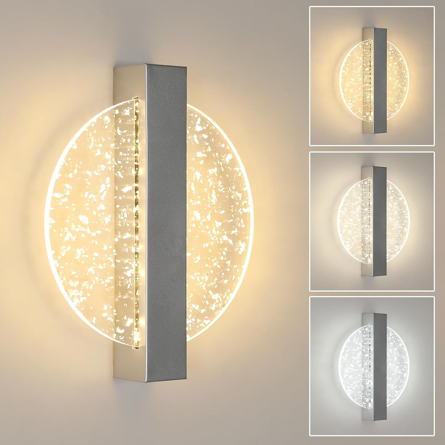 Applique Da Parete LED Dimmerabile, 12W 1500LM Creativo Lampada Da Parete Modern