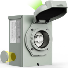 30 Amp Generator Power Inlet Box NEMA L14-30P for 4 Prong Generator Cord