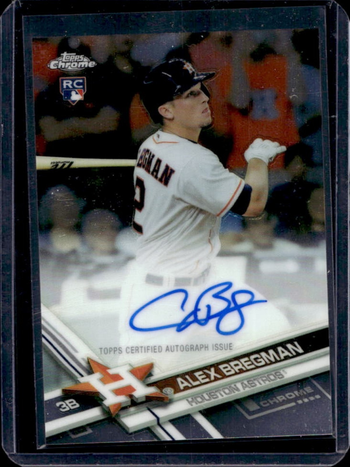 2017 Topps Chrome Alex Bregman Auto RC #RA-AB Astros Rookie