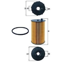 ÖLfilter FüR Jaguar XJ X350 X358 2.7 05 Bis 09 Knecht Teil 4S7Q6744BC