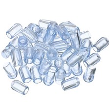 50 Pack Kitchen Sink Rack Feet 4mm ID x 7.5mm OD Plastic Sink Protective Clear