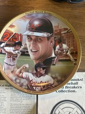 1995 Cal Ripken Jr Limited Collectors Plate 2131 Record Breakers Bradford +Book