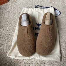 Bombas Sunday Soft Ultra Warm Sherpa Slippers In Dark Camel - Women's Size 9