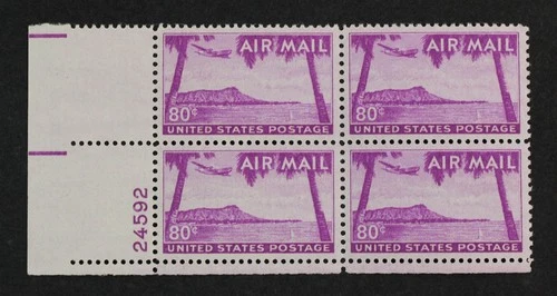 CKStamps: US Stamps Collection Scott#C46 Block Mint NH OG