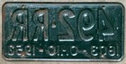 1953 Ohio License Plate — photo 2