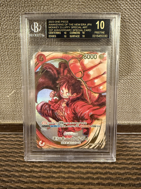 ODA SIGNED MONKEY D. LUFFY One Piece 2023 OP05 Japanese #012 BLACK