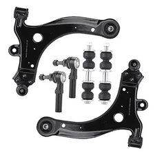 Front Lower Control Arms w/Ball Joint Outer Tie Rods Sway Bars Suspension kit 