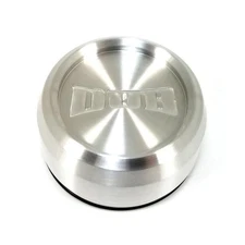 DUB Machined Silver Center Cap 3-1/8"OD 1-1/4"H Snap-In Closed-End 1003-06-04M