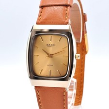 RADO 132.9505.3 Diastar Quartz Super Hard Case Watch New Battery,New Belt w-5017