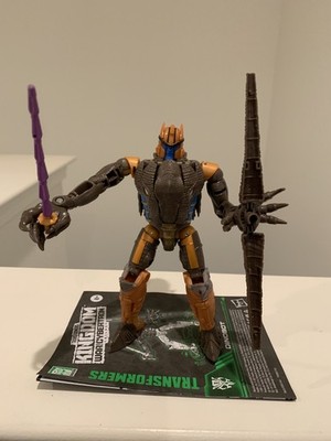 Transformers Kingdom Voyager Class Dinobot Complete Loose with manual