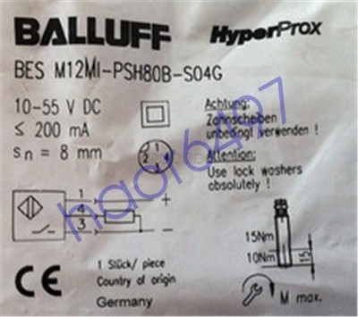 1Pcs Balluff Bes M12MI-PSH80B-S04G lb