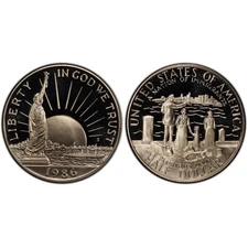 1986-S PROOF Statue Of Liberty Commemorative Half Dollar Centennial MINT COIN