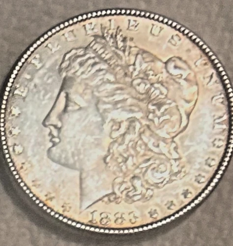 1883 P Morgan Bright & brilliant, AU close to Gem, free shipping, Sigma tested+