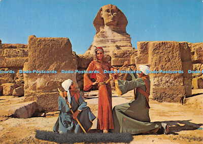 D012090 Die Ballerina Farida Fahmy in der Sphinx von Gizeh. 1990