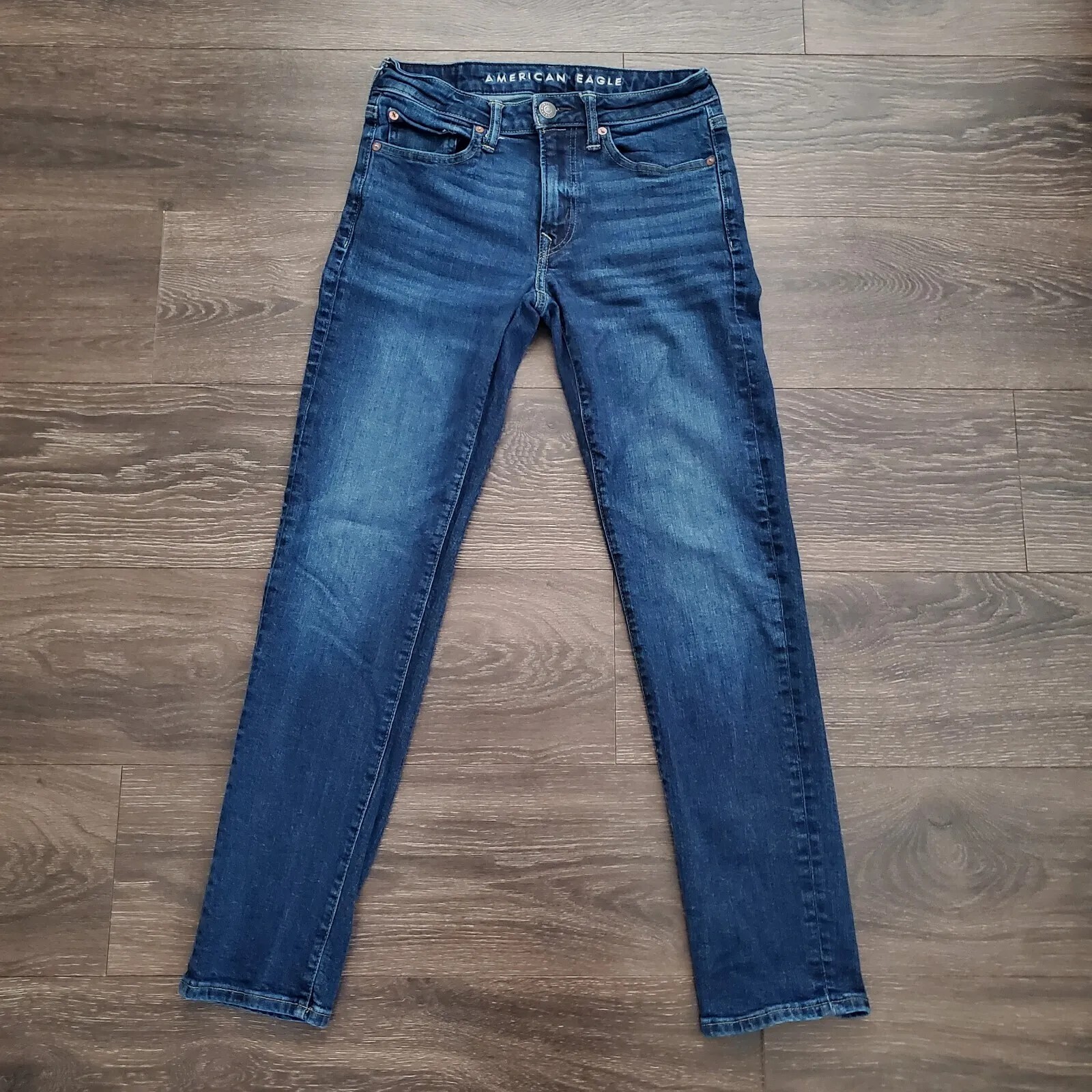 American Eagle Slim Straight Jeans Men's 28x30 Airflex Stretch Denim