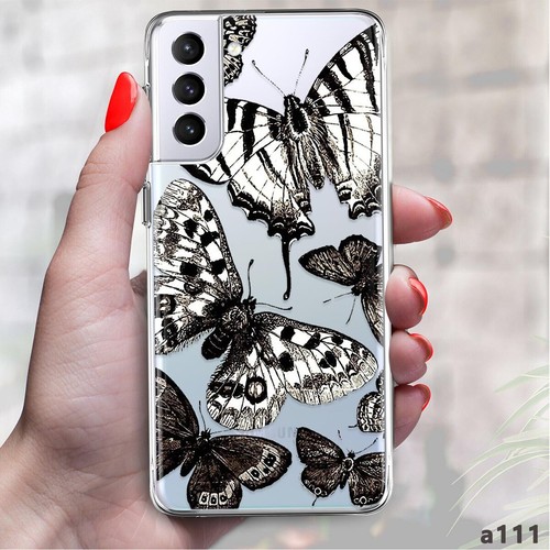 For Samsung Galaxy A15 A16 A35 A25 A54 S23 S24 FE Butterfly Clear TPU Case Cover - Afbeelding 12 van 76