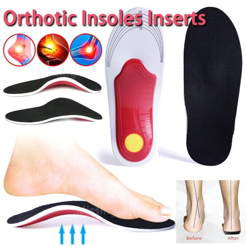 Work Boots Gel Insoles Shoe Inserts Orthotic Arch Support Pads