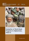 Evaluation of World Bank Programs in Afghanistan 2002-11 by World Bank (Paperback, 2013)