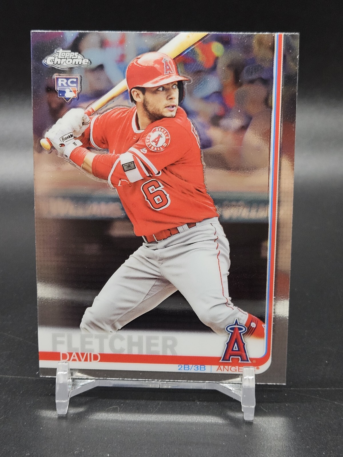 2019 Topps Chrome Rookie - David Fletcher - 181 - Angels