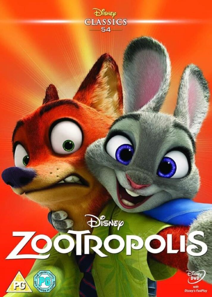 Zootropolis DVD (2016) FREE SHIPPING