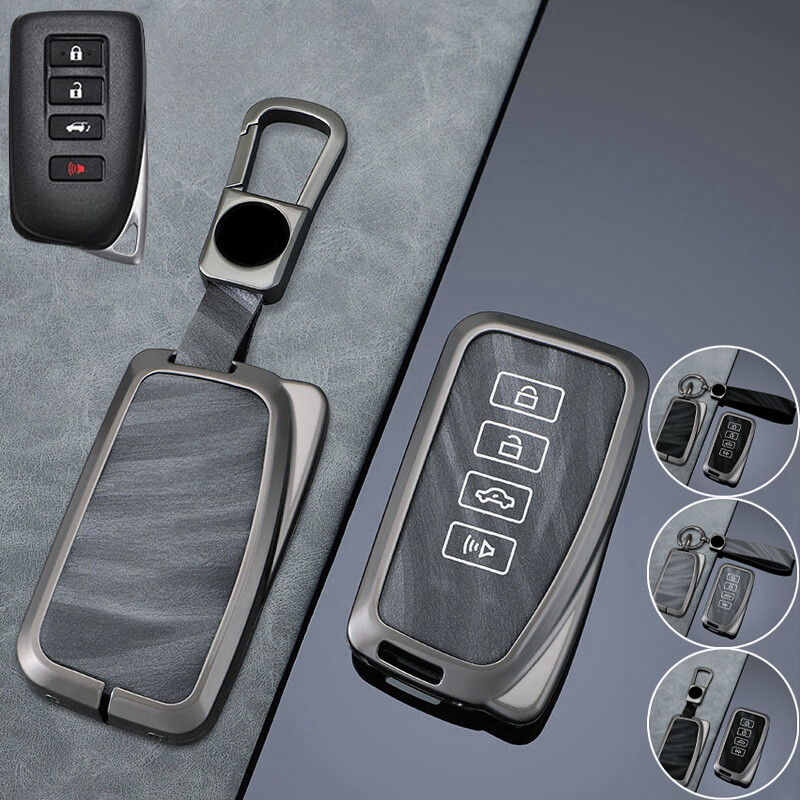 Zinc Alloy Leather Car Key Case Cover For Lexus LX IS GS ES NX LS RC RX RC300